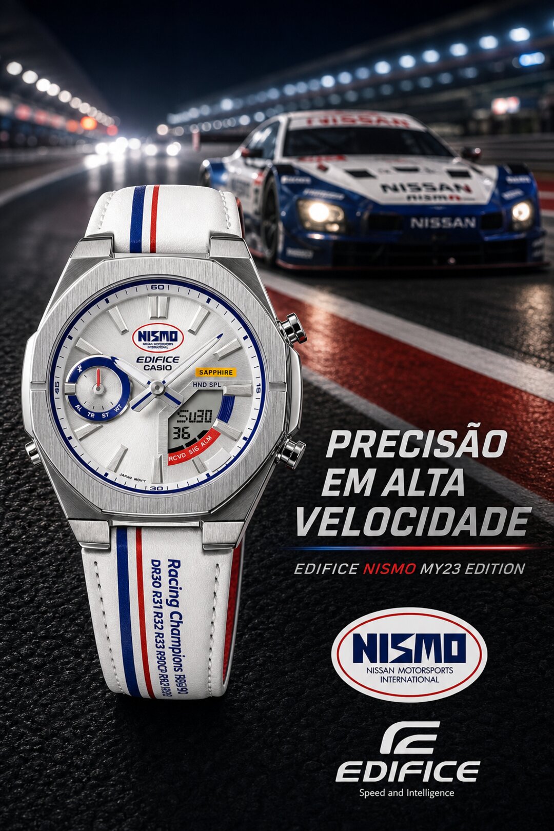 Casio Edifice NISMO Heritage ECB-S10NIS-7AJR — destaque 1