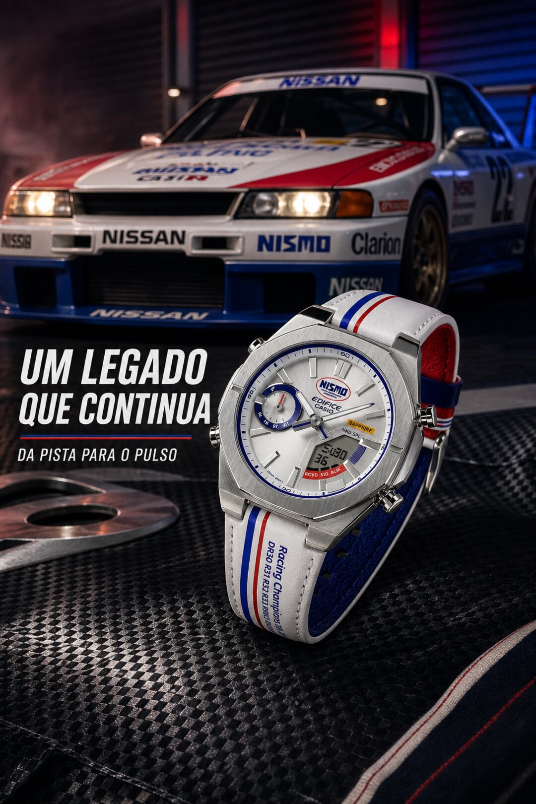 Casio Edifice NISMO Heritage ECB-S10NIS-7AJR — destaque 2
