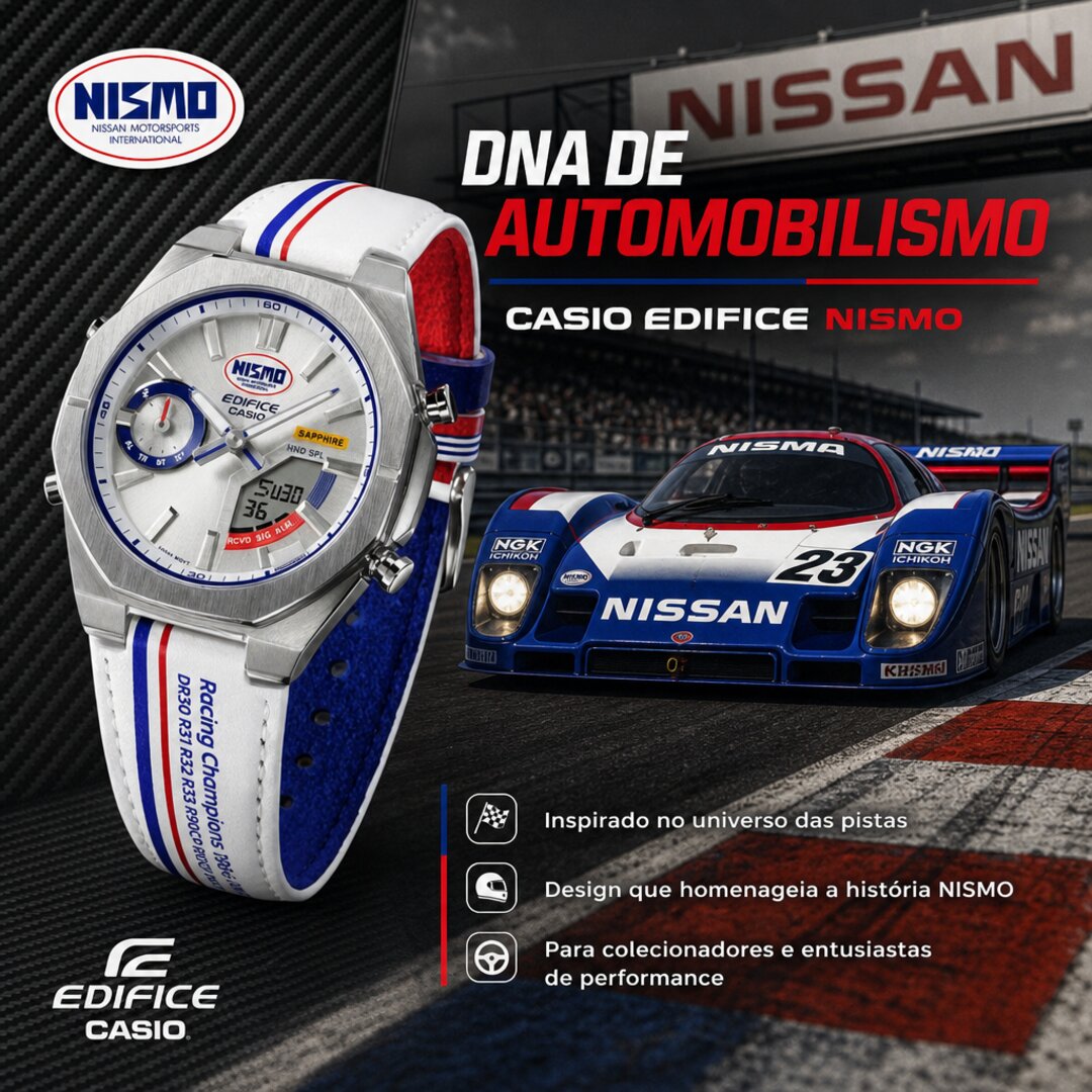 Casio Edifice NISMO Heritage ECB-S10NIS-7AJR — destaque 5